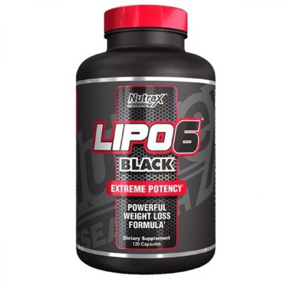 Жиросжигатель Nutrex Lipo6 Black Extrem Potency 120 капсул