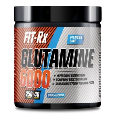 Глютамин FIT-RX Glutamine 6000 250 гр