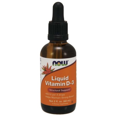 Витамины NOW Liquid Vitamin D3 60 мл