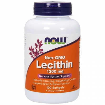 Витамины NOW Lecithin 1200 мг 100 капсул
