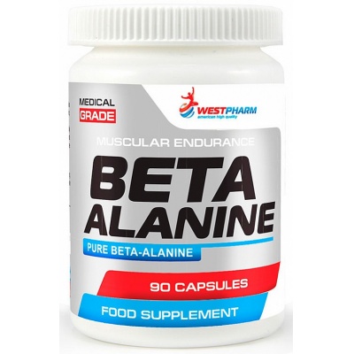 Аминокислота WestPharm Beta Alanine 500 мг 90 капсул