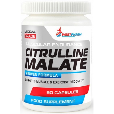 Аминокислота WestPharm Citrulline Malate 500 мг 90 капсул