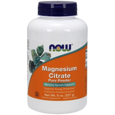 Витамины NOW Magnesium Citrate Powder 8 oz 227 гр