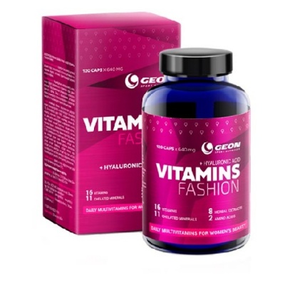 Витамины Geon Фэшен 640 мг 120 капсул