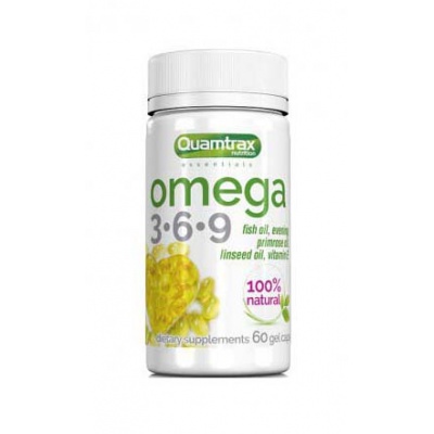Антиоксидант Quamtrax Nutrition Omega 3-6-9 60 капсул