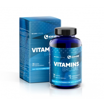 Витамины GEON Brutal Vitamins 570 мг 90 капсул