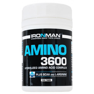 Аминокислота IRONMAN amino 3600 100 таблеток