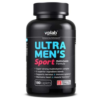 Витамины VPlab Ultra Mens sport multivitamin formula 180 капсул