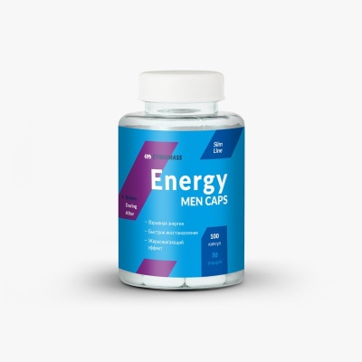 Энергетик Cybermass Energy Men 100 капсул
