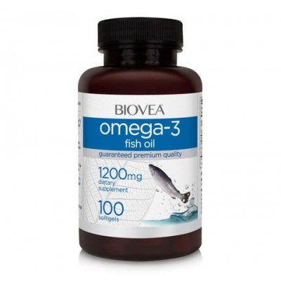 Антиоксидант Biovea Omega 3 1200 мг 100 капсул