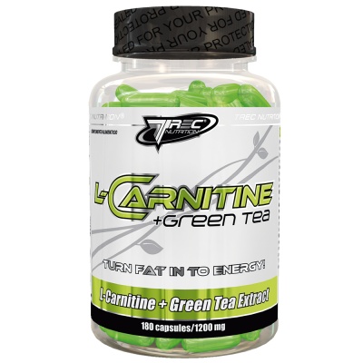 Л-карнитин Trec Nutrition L-Carnitin + Green Tea 180 капсул