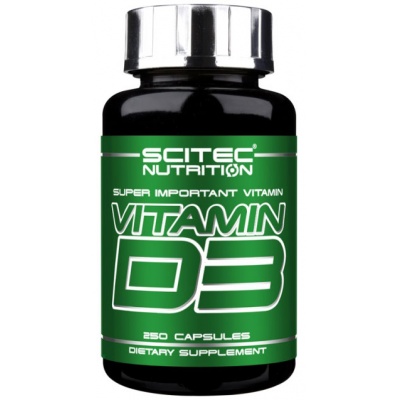 Витамины Scitec Nutrition Vitamin D3 250 капсул
