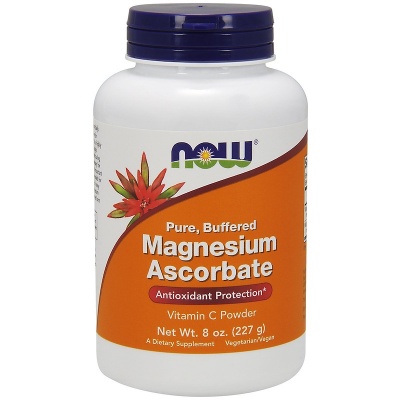 Витамины NOW Magnesium Ascorbate Powder 8oz
