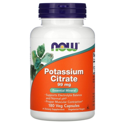 Витамины Now Foods Potassium Citrate 180 капсул