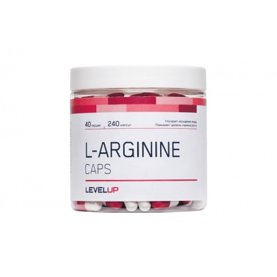 Аминокислота LevelUp L-Arginine  240 капсул