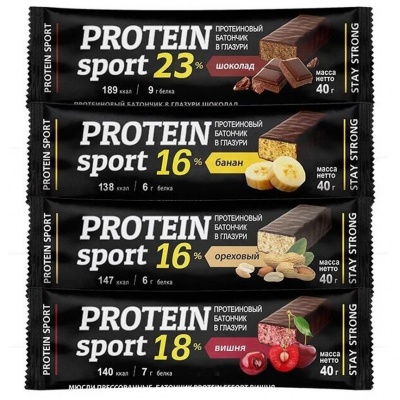 Батончик Effort Protein Sport 18% 40 гр