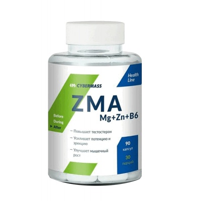Тестобустер Cybermass ZMA Mg+Zn+B6 90 кап.
