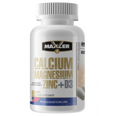 Витамины Maxler Calcium Zinc Magnesium+D3 90 таблеток