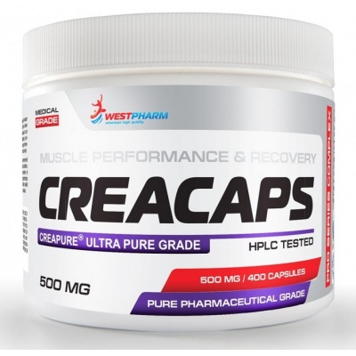Креатин WestPharm Creacaps 400 капсул