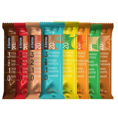 Батончик Ёбатон 20% белка 50 гр