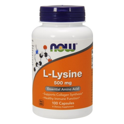Аминокислота NOW L-lysine 500 мг 100 капсул