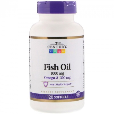 Антиоксидант 21st Century Omega-3 Fish Oil 120 капсул