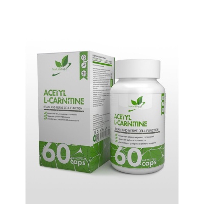 Л-Карнитин NaturalSupp Acetyl L-Carnitine 60 капсул