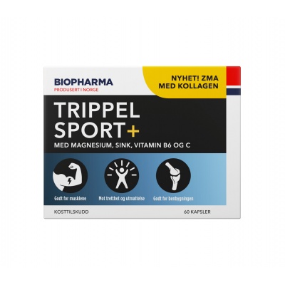 Тестобустер Biopharma Zma Trippel Sport 60 капсул