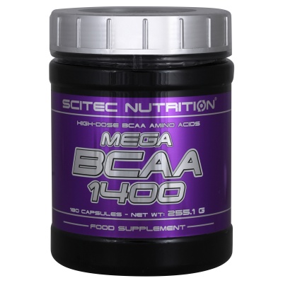 БЦАА Scitec Nutrition Mega BCAA 1400 180 капcул