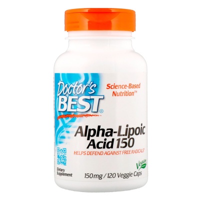 Антиоксидант Doctor’s Best  Alpha Lipoic Acid 150 mg 120 капсул