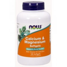 Витамины NOW Calcium Magnesium + D3 + Zinc 120 капсул