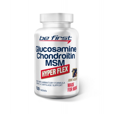 Хондропротектор Be First Glucosamine + Chondroitin + MSM Hyper Flex 120 таблеток