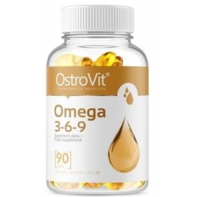 Антиоксидант OstroVit OMEGA 3-6-9 90 капсул