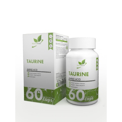 Аминокислота NaturalSupp Taurine 60 капсул