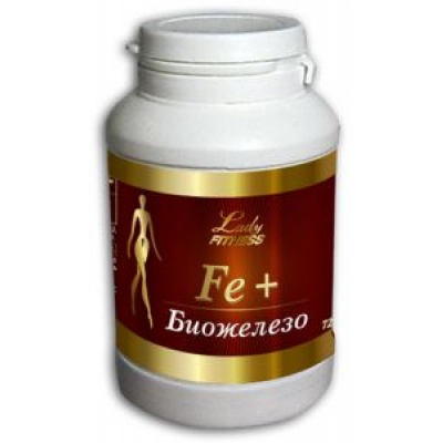 Витамины Lady Fitness Fe Plus Биожелезо 72 капсулы