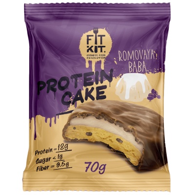Печенье Fit Kit Protein Cake глазированное 70 гр