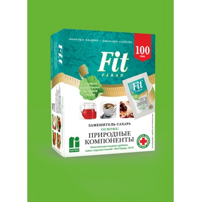Смесь подсластителей Fit Parad  №10 на основе эритрита 50 г 100 саше