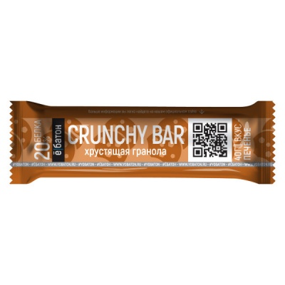 Батончик Ёбатон Crunchy Bar 40 гр