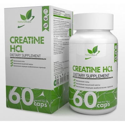 Креатин NaturalSupp Creatine Hydrochloride 60 капсул