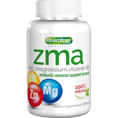 Тестобустер Quamtrax Nutrition ZMA 100 капсул