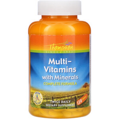 Витамины Thompson Multi-Vitamin with Minerals 120 таблеток