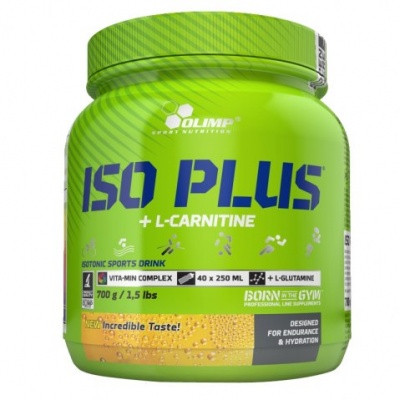 Изотоник Olimp ISO Plus + L-Carnitine 700 гр