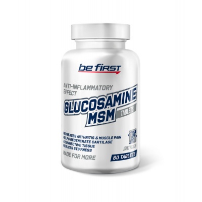 Хондропротектор Be First Glucosamine + MSM 60 таблеток
