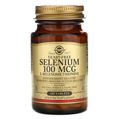 Витамины Solgar Selenium 100 мкг 100 таблеток