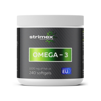 Антиоксидант Strimex Omega 3 1000 мг 240 капсул