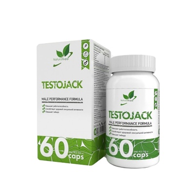 Тестобустер NaturalSupp TestoJack 60 капсул
