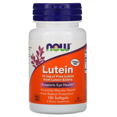 Антиоксидант NOW Lutein 10 мг 120 капсул