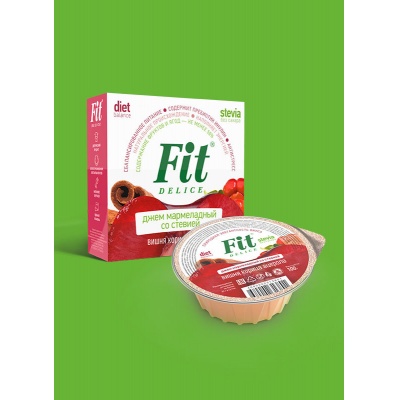 Джем FitDelice мармеладный со стевией 100 гр