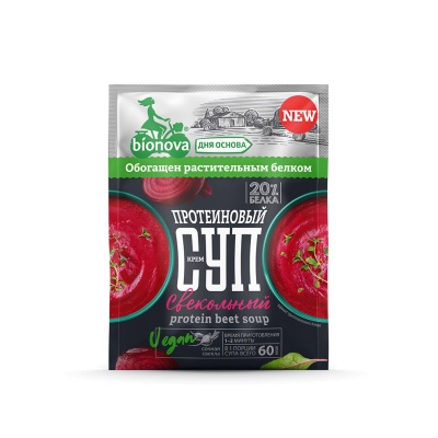 Крем-суп Bionova протеиновый 20 гр