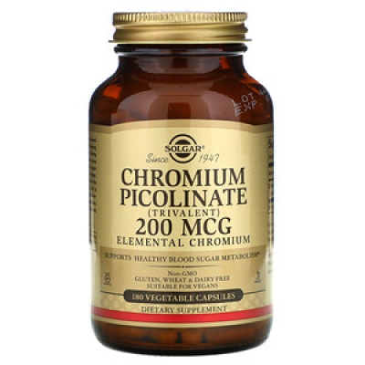 Витамины Solgar Chromium Picolinate 200 mcg 90 капсул